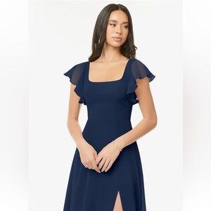 Azazie Elegant Navy Blue Women's Dress